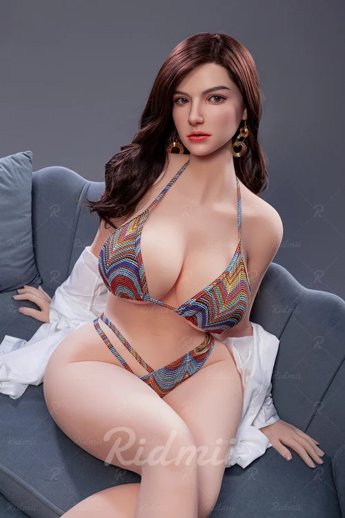 Rimdii Doll® US Stock - RIDMII Marissa 5ft48 / 167cm Unique Design SNK26 ROS Soft Silicone Head + TPE Body Realistic Milky Big Tits Female Real-life Sex Doll For Blowjob