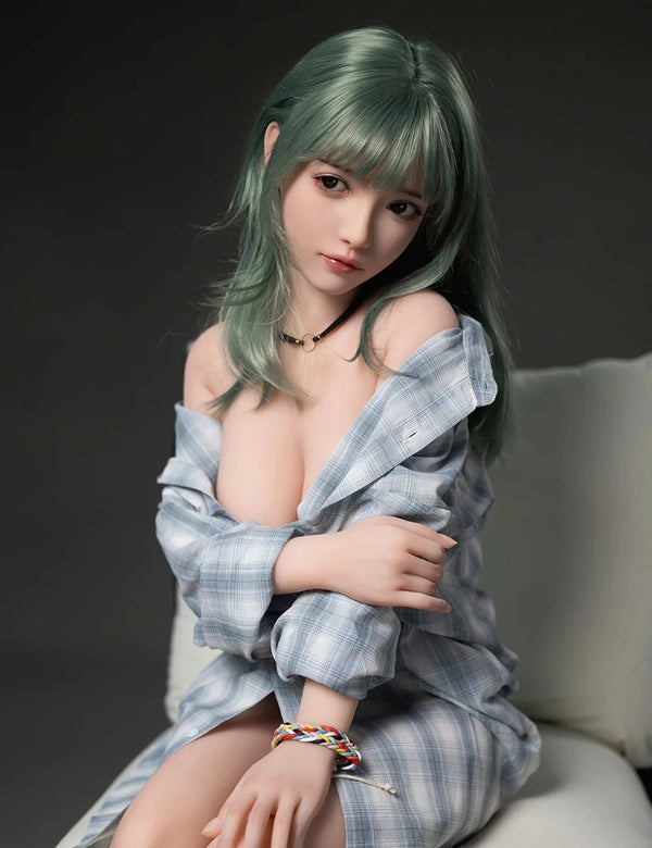 149cm/4ft11 D-cup Silicone Head Sex Doll – Bertha