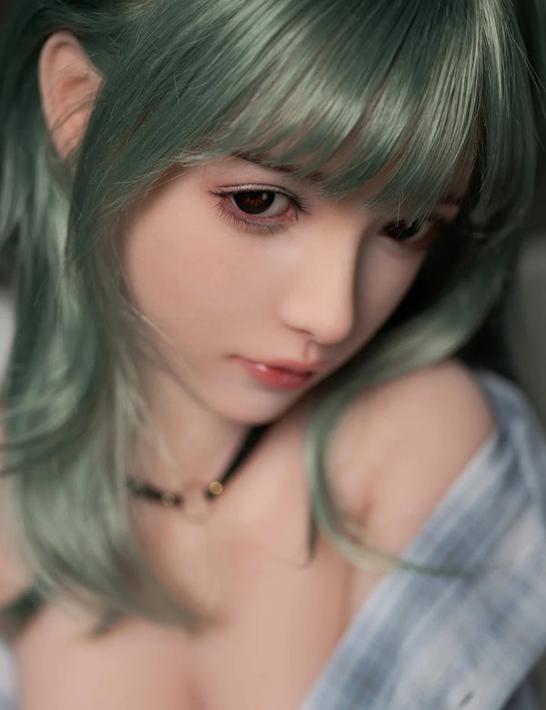 149cm/4ft11 D-cup Silicone Head Sex Doll – Bertha