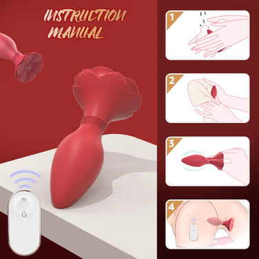 Sex Toy® Morning Glory SHD-S559-2 Rechargeable Anal Plug with Remote Control
