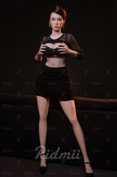 Rimdii Doll® US Stock - RIDMII Aidra 5ft18 / 158cm Unique Design Blowjob ROS Soft Silicone Head + TPE Body Asian Female Celebrity Sex Doll