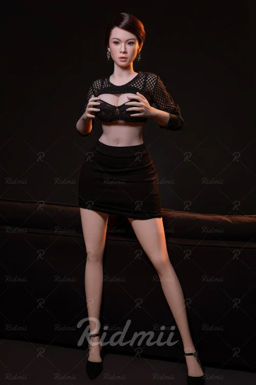 Rimdii Doll® US Stock - RIDMII Aidra 5ft18 / 158cm Unique Design Blowjob ROS Soft Silicone Head + TPE Body Asian Female Celebrity Sex Doll