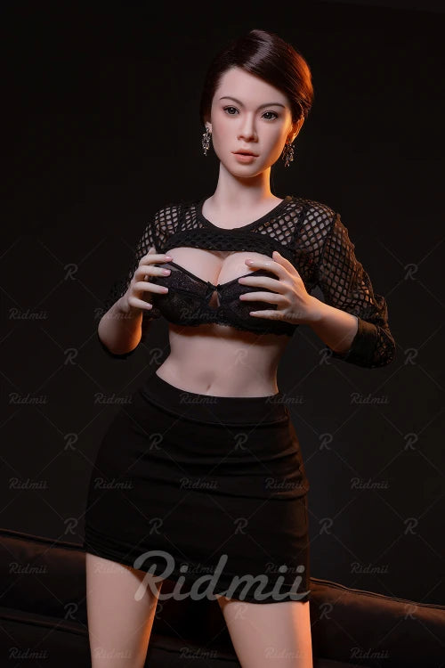 Rimdii Doll® US Stock - RIDMII Aidra 5ft18 / 158cm Unique Design Blowjob ROS Soft Silicone Head + TPE Body Asian Female Celebrity Sex Doll