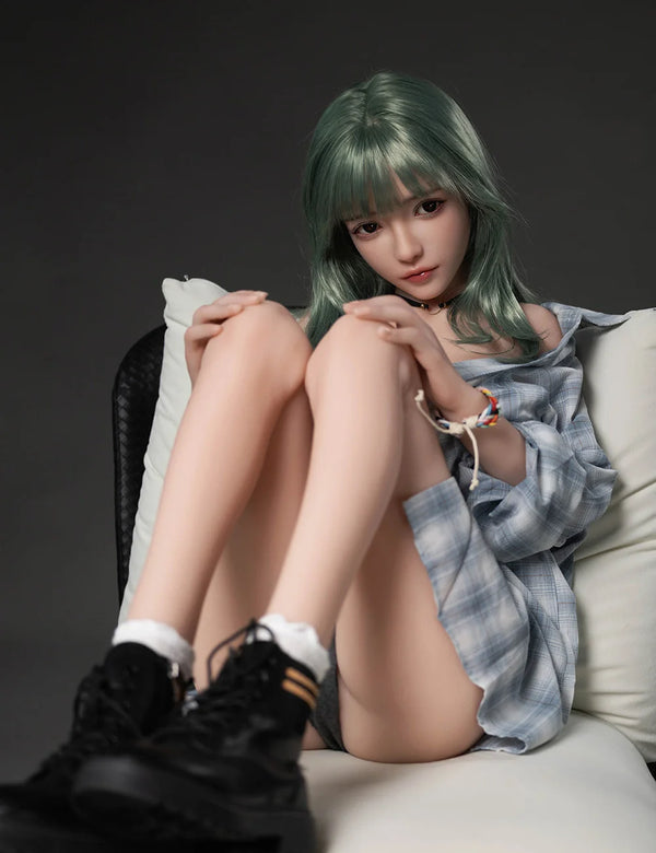 149cm/4ft11 D-cup Silicone Head Sex Doll – Bertha