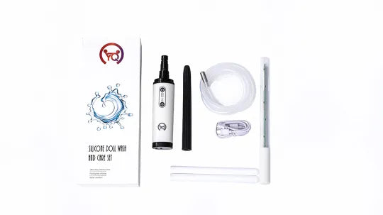 Automatic Love Holes Cleaning & Drying Douche for Sex Doll