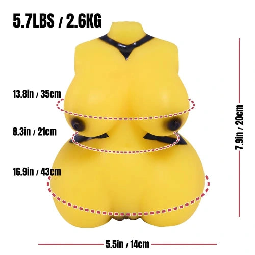MRL Sex Doll® Apini Bumblebee Furry Sex Doll – Dual-Channel Onahole
