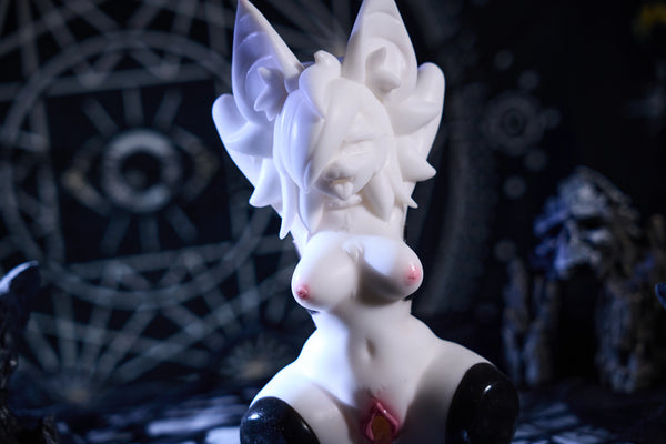 MRL Sex Doll® Asphodel: 0.95kg (2.1 lbs) Silicone Hentai Onahole Goth Bat Furry Sex Doll