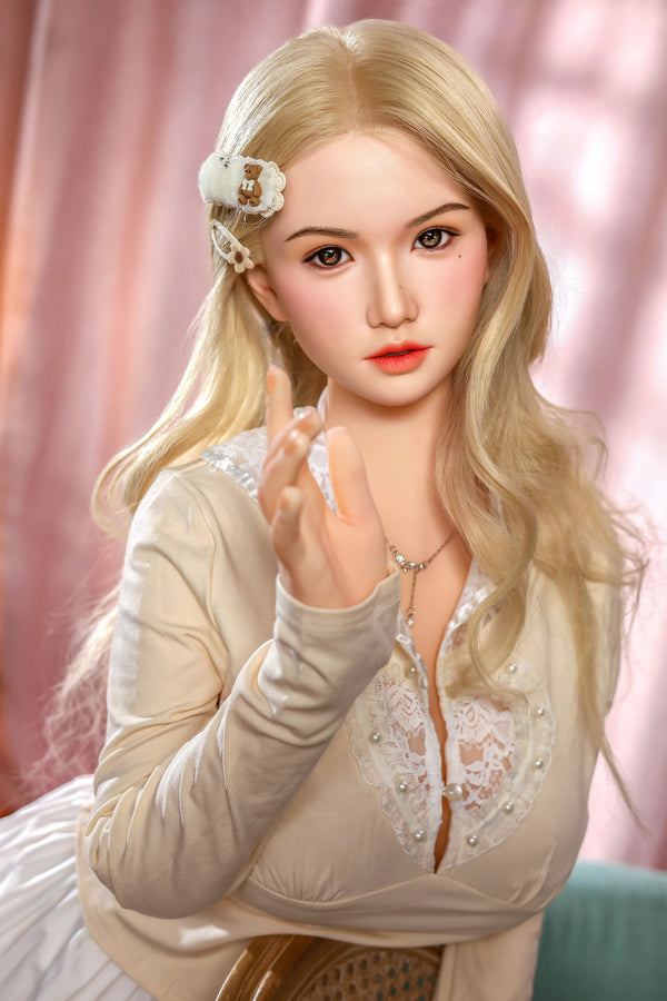 Orangeindoll® Blonde Hybrid Sex Doll Orange In G37 160cm/5ft3 F cup
