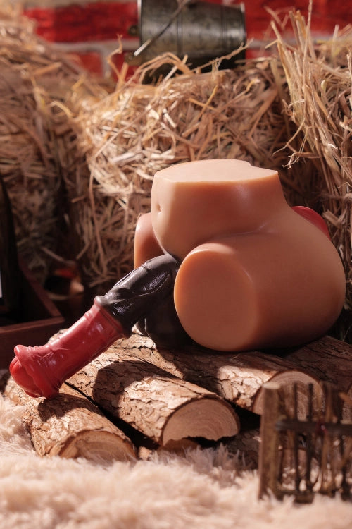 MRL Sex Doll® Bonnie: 4.1kg (9 lbs) Furry Futa Silicone Sex Doll Butt