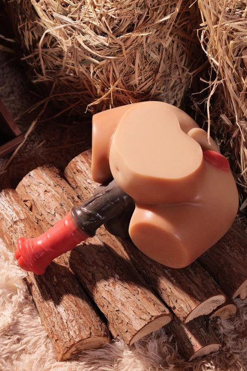 MRL Sex Doll® Bonnie: 4.1kg (9 lbs) Furry Futa Silicone Sex Doll Butt