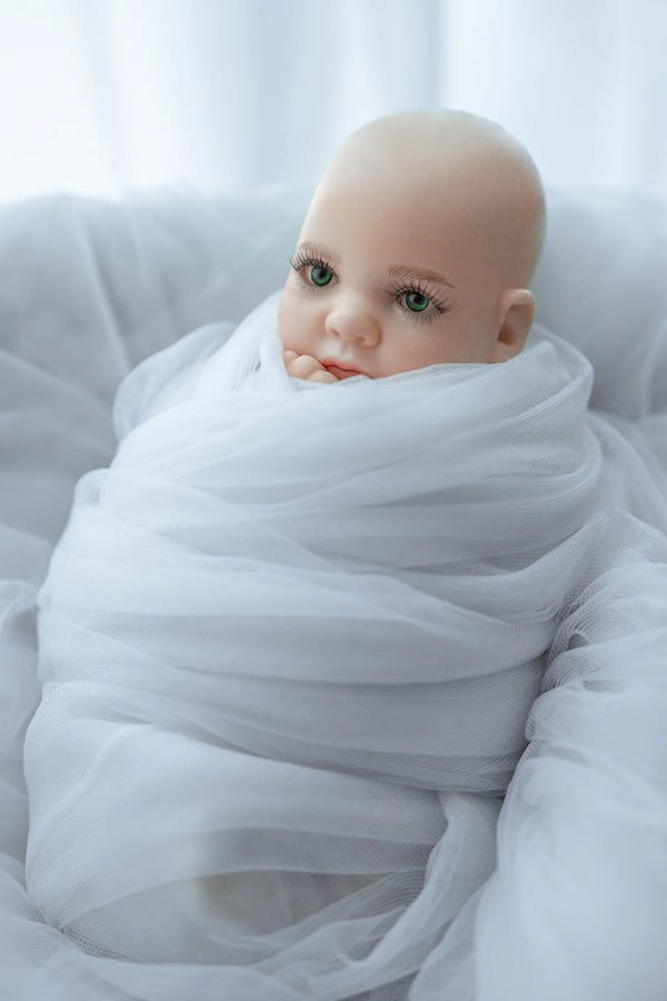 SY Doll® 30cm Premium Reborn Baby Doll – Realistic Newborn Mini Premium Edition