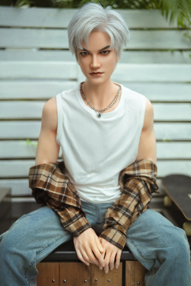 162cm (5ft3) Silicone Male Sex Doll, Head #L-2