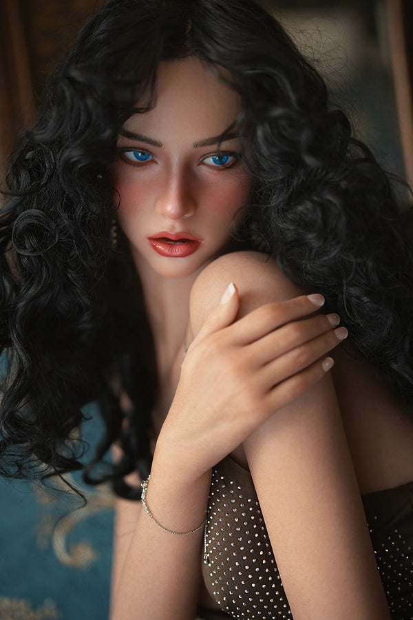173cm (5ft8) D-Cup Silicone Sex Doll, Movable Jaw Head M12