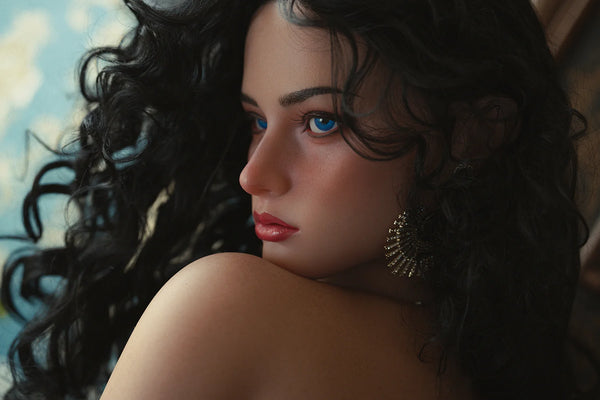 173cm (5ft8) D-Cup Silicone Sex Doll, Movable Jaw Head M12
