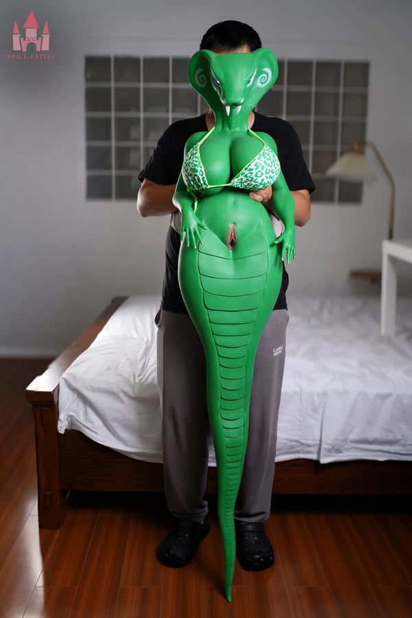 Doll Castle® 160cm (5ft3) Furry Snake All In One Silicone Sex Doll