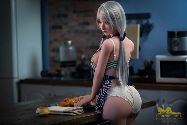 Irontech Dolls® 154cm (5ft) Hybrid Sex Doll Miyuki, Silicone Head S24