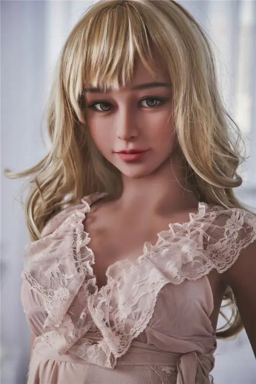 150cm Love Doll with Blue Eyes, Standing Function & Wheat Skin Tone – TPE Premium Edition