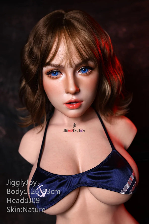 Jigglyjoy® 93cm (3ft 1in) Platinum Silicone Sex Doll JJD027 Body JJ26 by JigglyJoy