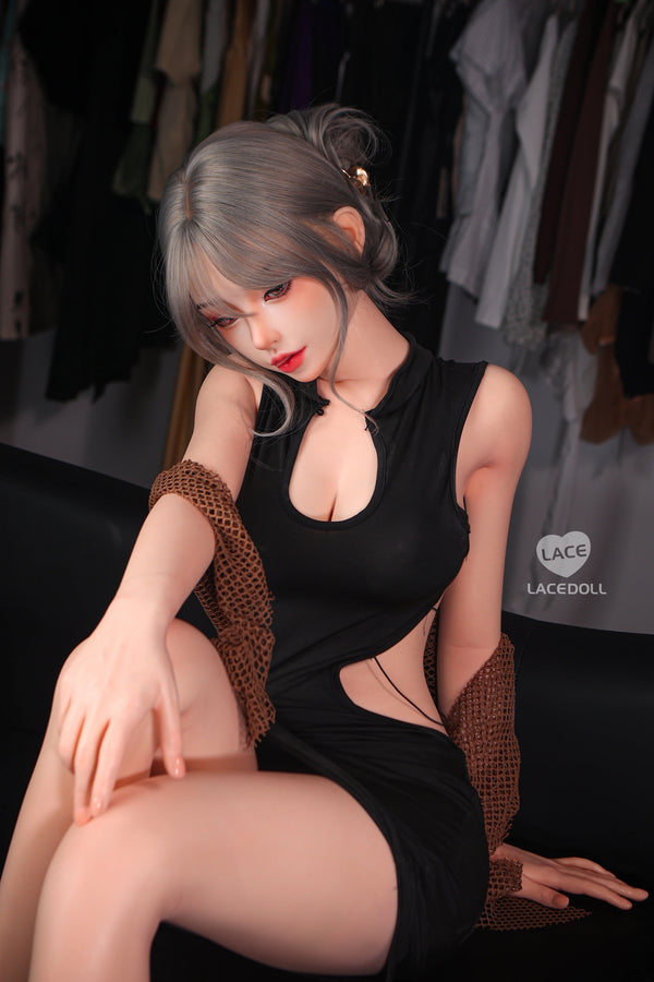 LaceDoll® LACE DOLL 168cm D-cup 玄叶(xuanye) Head Sex Doll Body Material Customizable Black Skirt