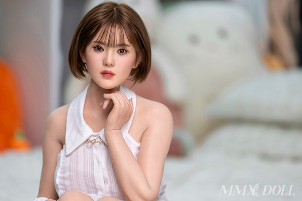 MMX 120cm E-Cup Mengyue AIO Silicone Sex Doll Short Hair