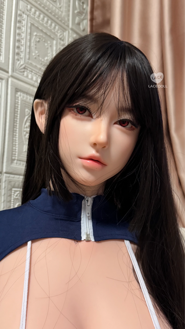 LaceDoll® Lace Doll 163cm/5ft4 H-cup Silicone Real Doll Head Chimu-2