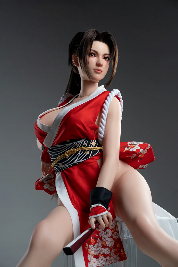 Gamelady® 165cm/5ft5 G-cup Silicone Sex Doll – Mai Shiranui