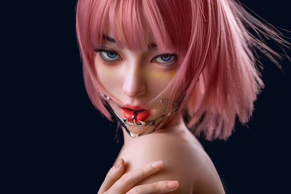 SY Doll® Premium Soft Silicone Doll Head #M5 – Realistic Open Mouth Design Head Only