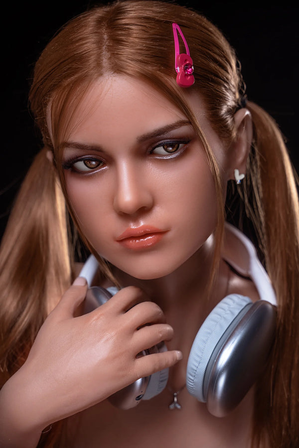 Premium Soft Silicone Doll Head #M6 Gina – Realistic SY Series Head Only