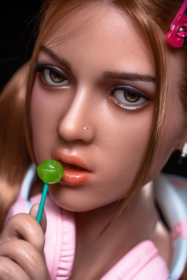 Premium Soft Silicone Doll Head #M6 Gina – Realistic SY Series Head Only