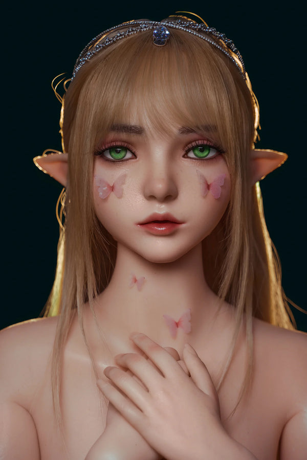 Premium Soft Silicone Doll Head #M8 Elf Edition – Realistic SY Series Head Only