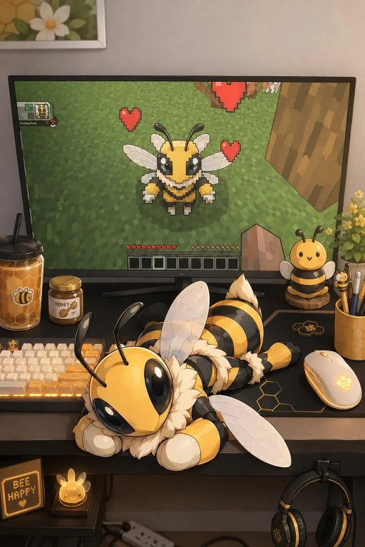 MRL Sex Doll® Apini Bumblebee Furry Sex Doll – Dual-Channel Onahole