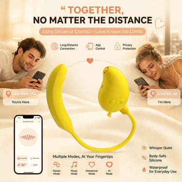 Koikiss Sex Toy®  Mango Love App-Controlled Silicone Massager