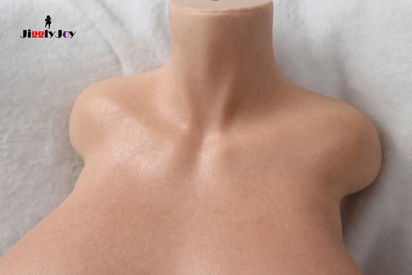Jigglyjoy® 71cm (2ft 4in) R-Cup Platinum Silicone Sex Doll JJD021 by JigglyJoy