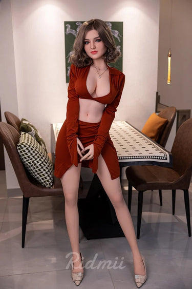 Rimdii Doll® US Stock - RIDMII Krista 5ft34/ 163cm Unique Design App-Controlled Realistic Sex Dolls Silicone Head + TPE Full Body Adult Love Doll For Men