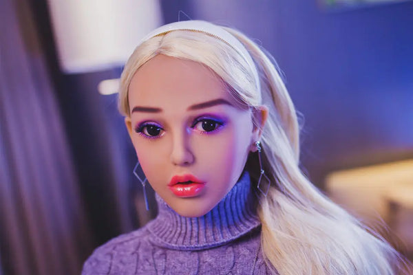 140cm Love Doll with Brown Eyes, Standing Function & Wheat Skin Tone – TPE Premium Edition