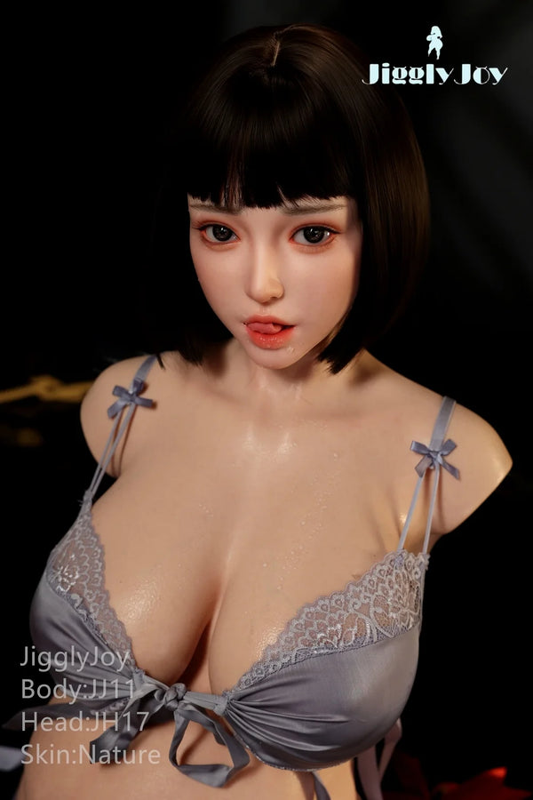 Jigglyjoy® 76cm (2ft 5in) D-Cup Platinum Silicone Sex Doll JJD037