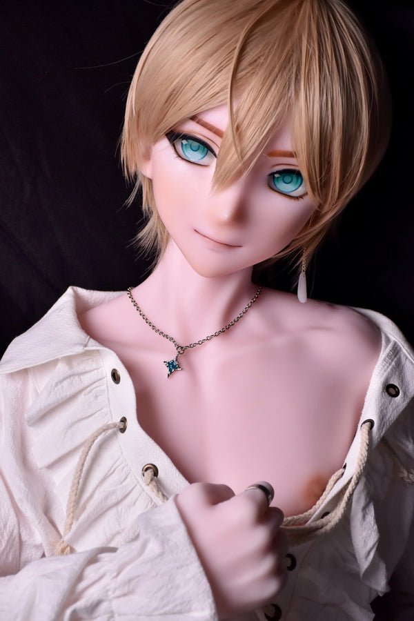 153cm (5ft) Anime Male Silicone Sex Doll Kanda Osamu, Head RAMD001