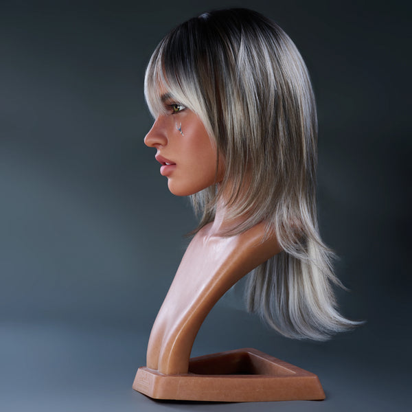 Real Lady AI Doll Head