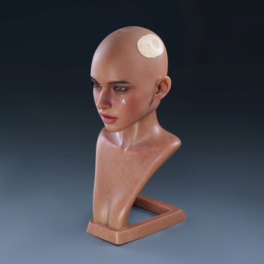 Real Lady AI Doll Head