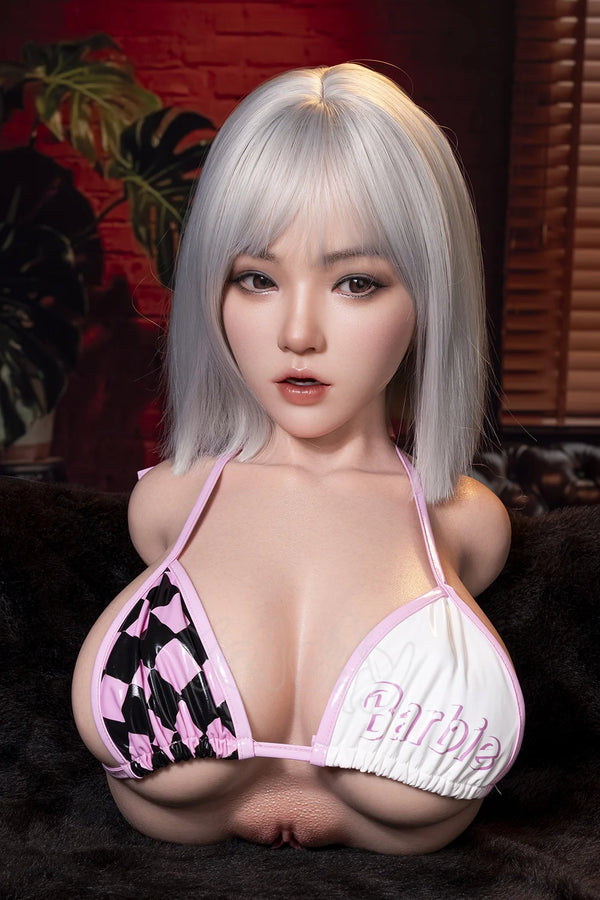Yeloly Doll® Realistic Silicone Sex Doll 3-in-1 Multi-Function Breast Masturbator YL-55 Riley, #Y27