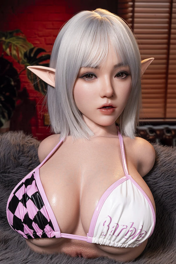 Yeloly Doll® Realistic Silicone Sex Doll 3-in-1 Multi-Function Breast Masturbator YL-55 Riley, #Y27