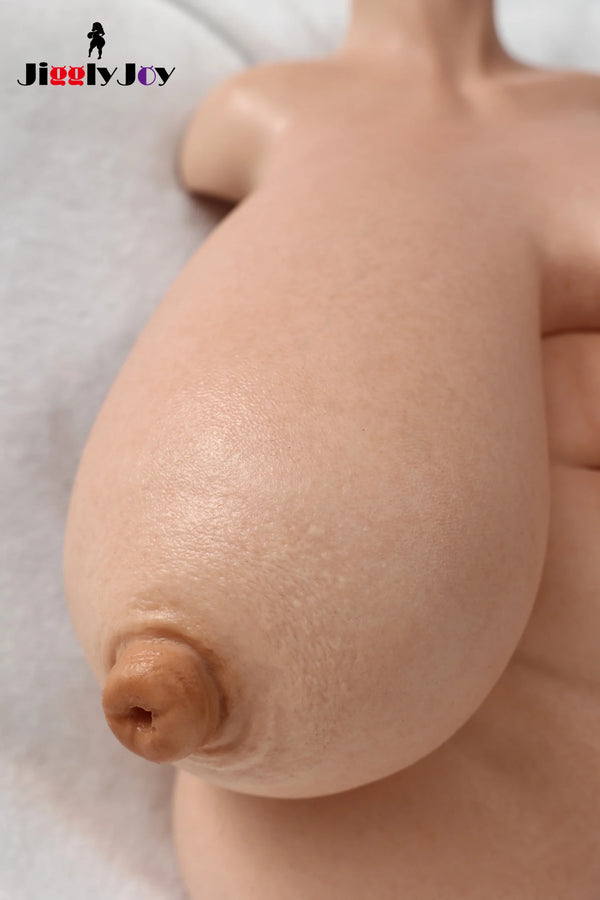 Jigglyjoy® 71cm (2ft 4in) R-Cup Platinum Silicone Sex Doll by JigglyJoy