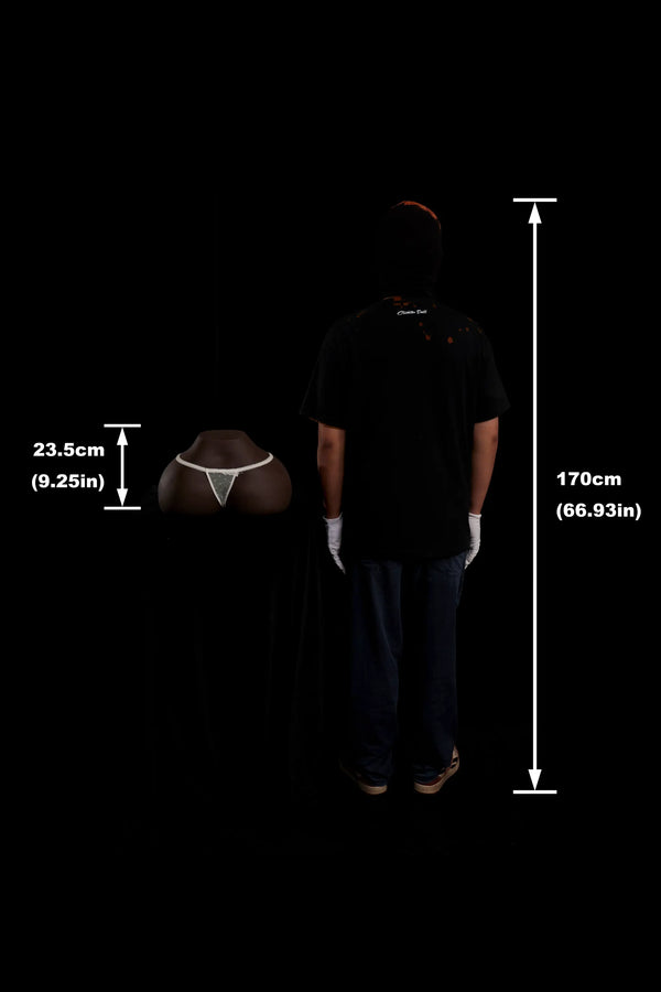 Climax Doll® RS-6 Cocoa Premium Silicone Butt Torso Model