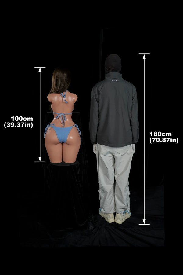 Climax Doll ULW 882# Morgan Ultra Lightweight Silicone Torso Sex Doll Realistic Curvy Body