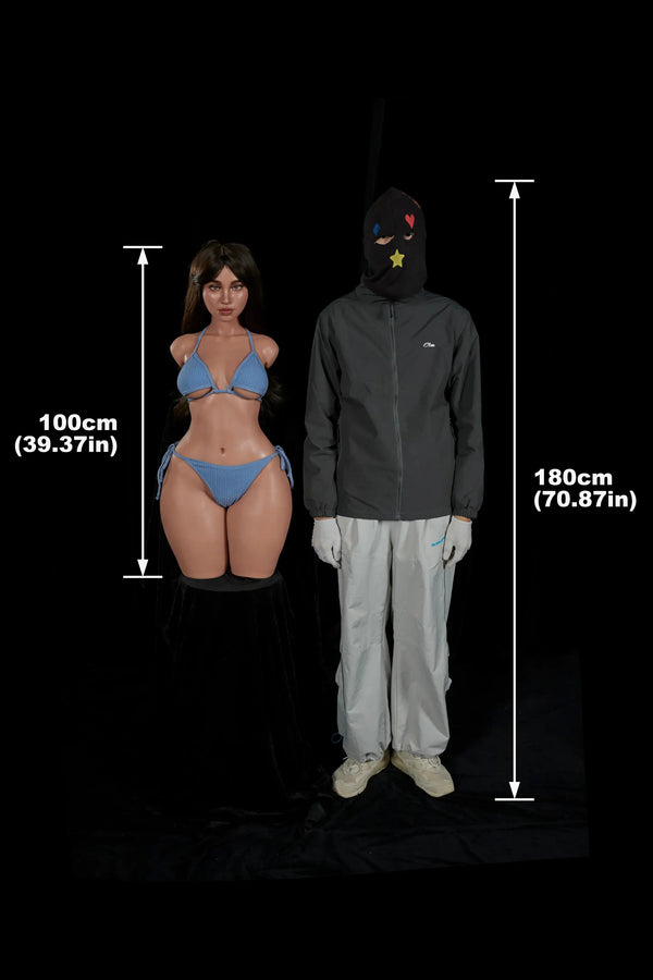 Climax Doll ULW 882# Morgan Ultra Lightweight Silicone Torso Sex Doll Realistic Curvy Body