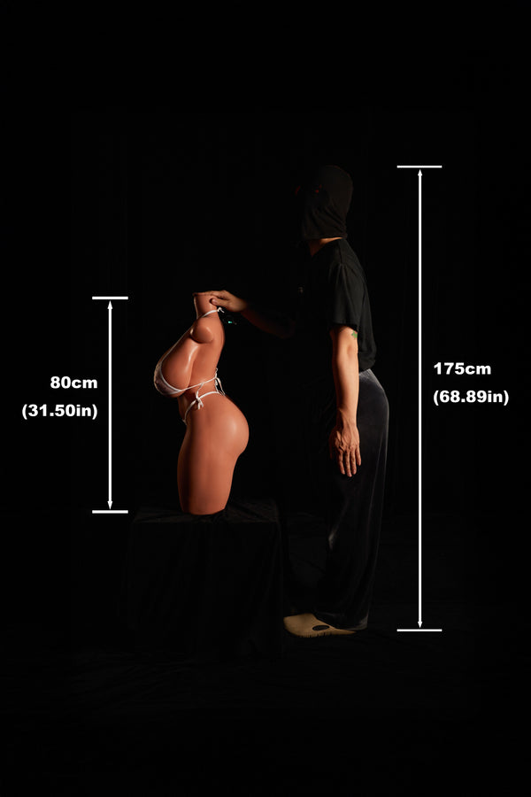 Climax Doll® 80cm (2ft7) K-Cup Ultra Lightweight Silicone Sex Torso 884#, CLM ULW Series