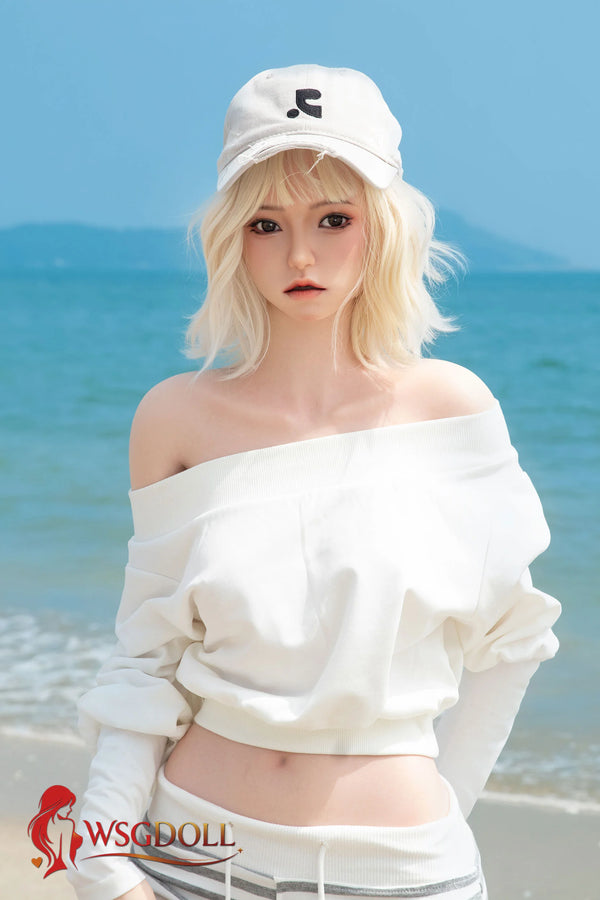 WSGDoll® WSG | Gia -5ft 4/164cm B-Cup Asian-Style Blonde Silicone Sex Doll