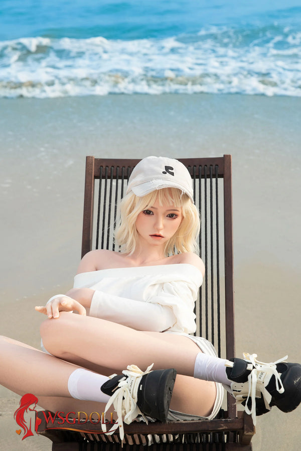 WSGDoll® WSG | Gia -5ft 4/164cm B-Cup Asian-Style Blonde Silicone Sex Doll