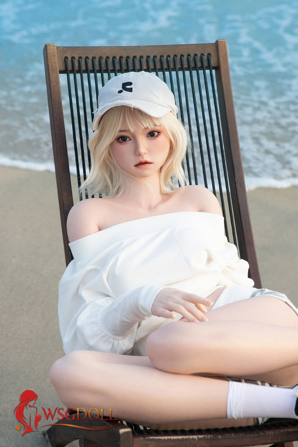 WSGDoll® WSG | Gia -5ft 4/164cm B-Cup Asian-Style Blonde Silicone Sex Doll