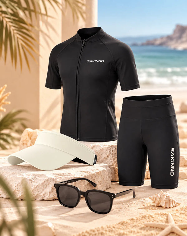 Holiday Gift Set with Sunglasses, Sun Hat &amp; Swimwear for  him